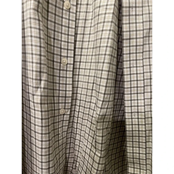 Fairway & Greene The Club Shirt  XL Green Striped Button Down Long Sleeve Cotton - Picture 7 of 12